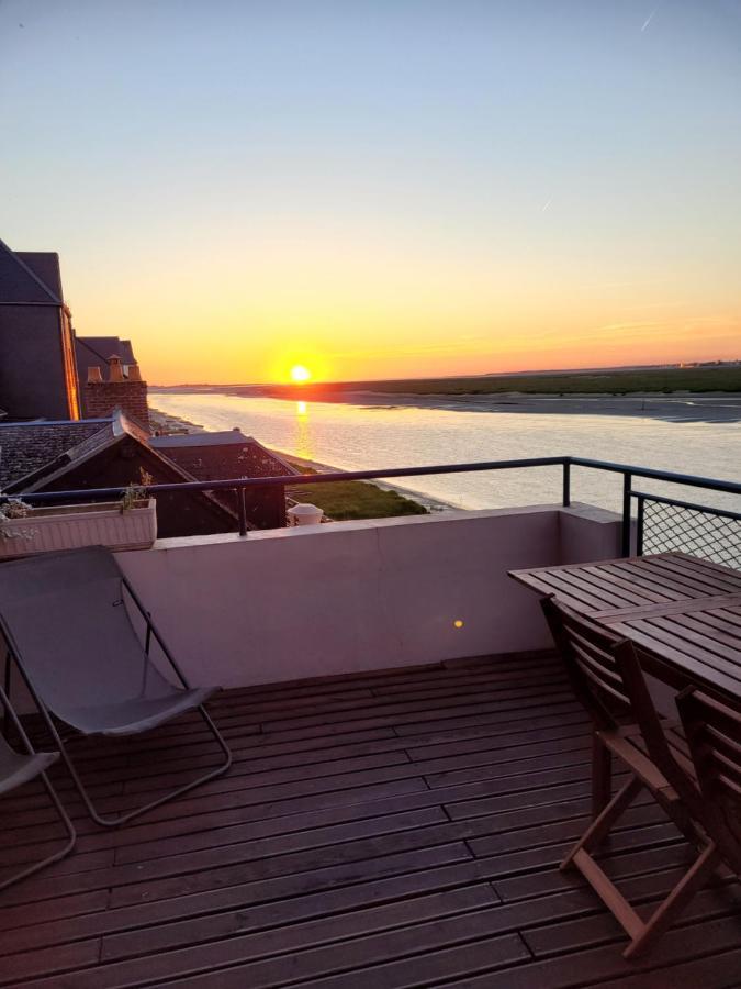 Vue Et Terrasse Panoramique Sur La Baie De Somme Apartment Saint-Valéry-sur-Somme Exterior foto