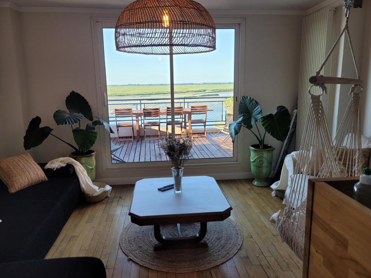 Vue Et Terrasse Panoramique Sur La Baie De Somme Apartment Saint-Valéry-sur-Somme Exterior foto